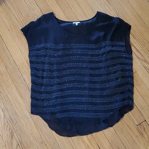 Joie silk beaded top size L
